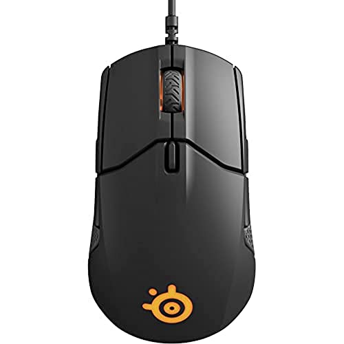 SteelSeries Sensei 310 - Optische Gaming-Maus - Beidhändig - RGB-Beleuchtung - 8 Tasten - Seitliche Gummigriffe - Schwarz