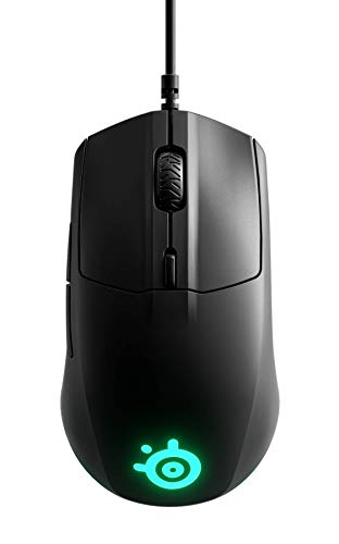 SteelSeries Rival 3 Gaming-Maus - optischer TrueMove Core-Sensor mit 8500 CPI - 6 programmierbare Tasten - USB - geteilte Triggertasten - Schwarz