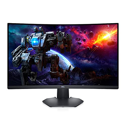 Dell S3222DGM 31.5 Zoll QHD (2560x1440) 1800R Curved Gaming Monitor, 165Hz, VA, 2ms, AMD FreeSync Premium, 99% sRGB, DisplayPort, 2x HDMI, 3 Jahre Garantie, Schwarz