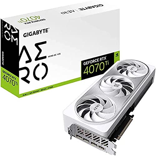 Gigabyte GeForce RTX 4070 Ti Aero OC (12GB GDDR6X/PCI Express 4.0/MHz/21000MHz), Schwarz