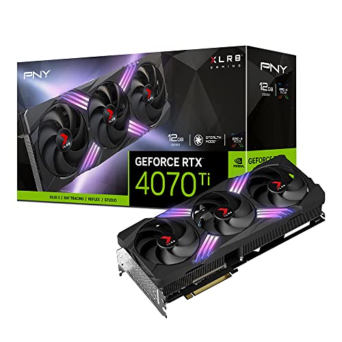 PNY GEFORCE RTX™ 4070Ti 12GB XLR8 Gaming Verto Epic-X RGB™ DLSS 3 Triple Fan Grafikkarte