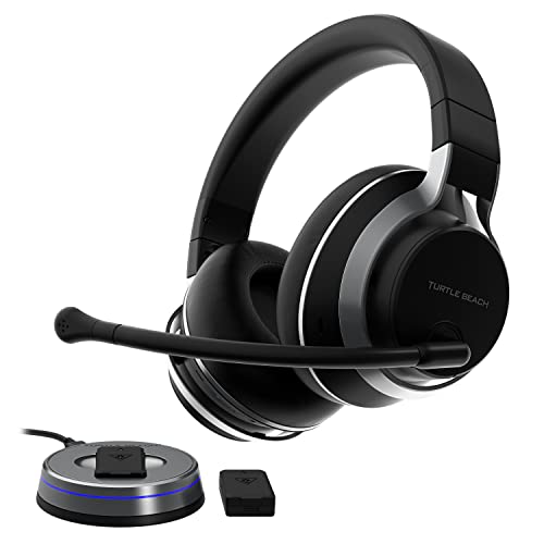 Turtle Beach Stealth Pro Multiplattform Kabelloses Bluetooth Gaming Headset mit Geräuschunterdrückung für PS5, PS4, PC, Mobilgeräte