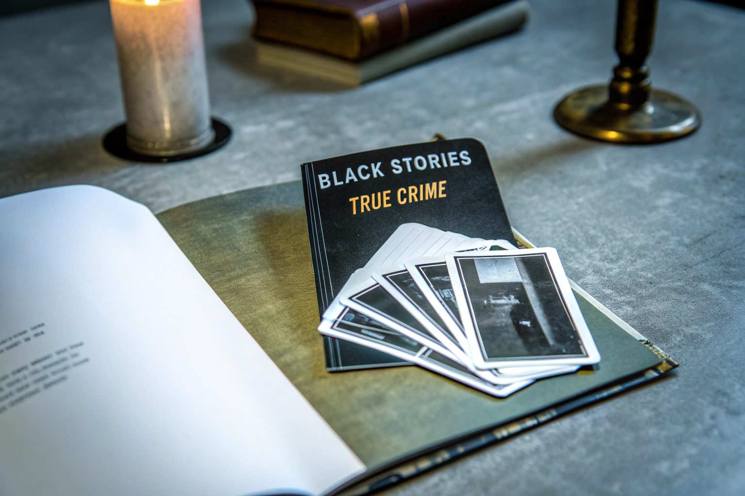 Black Stories True Crime Kartenspiel