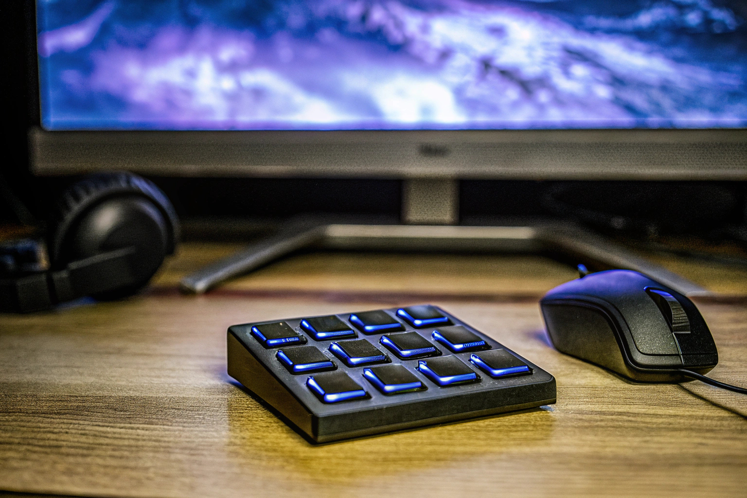 Elgato Stream Deck Mini auf einem Schreibtisch