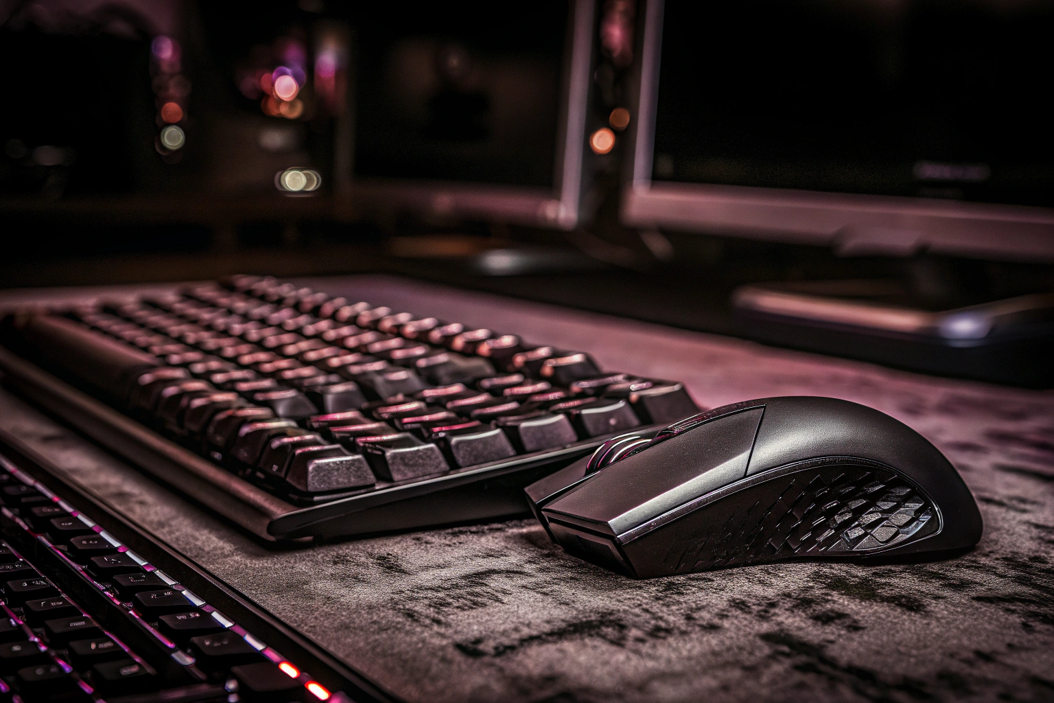 Kabellose Gaming-Tastatur und -Maus