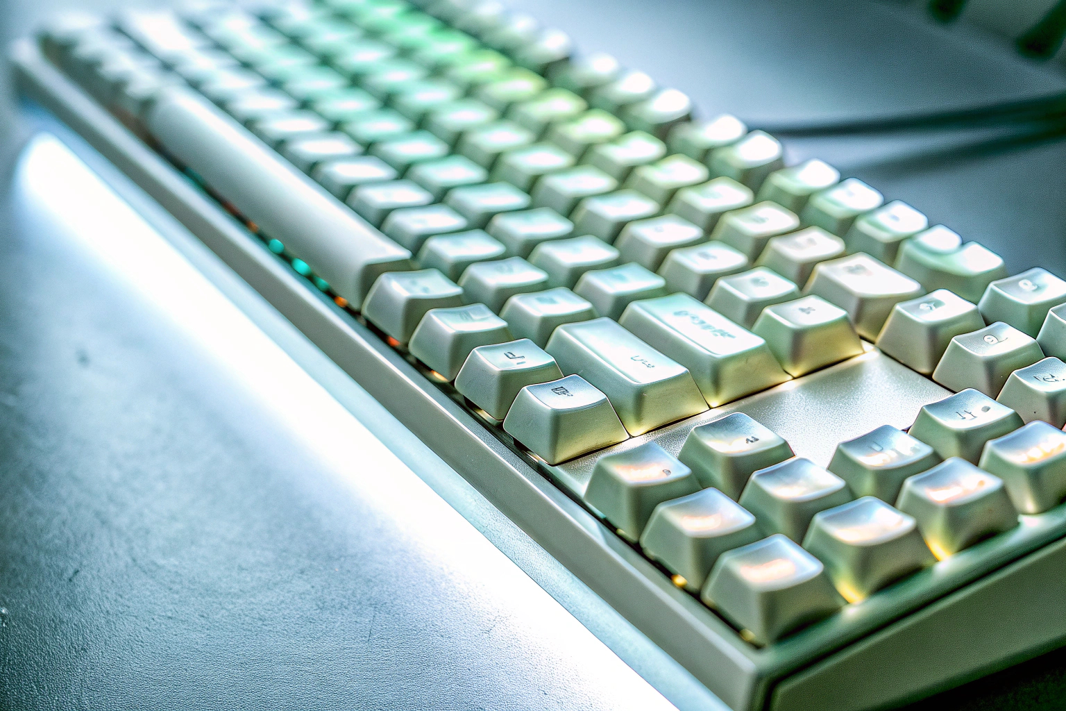 Mechanische Gaming-Tastatur mit RGB-Beleuchtung