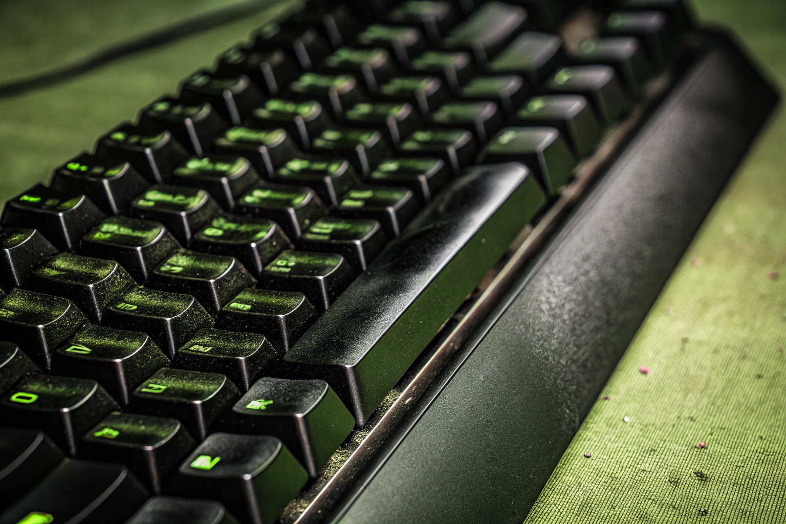 Reinigung einer Gaming-Tastatur