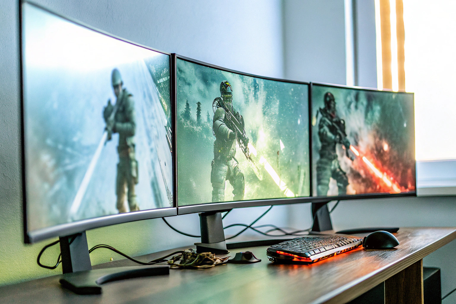 Gaming mit Multi-Monitor-Setup