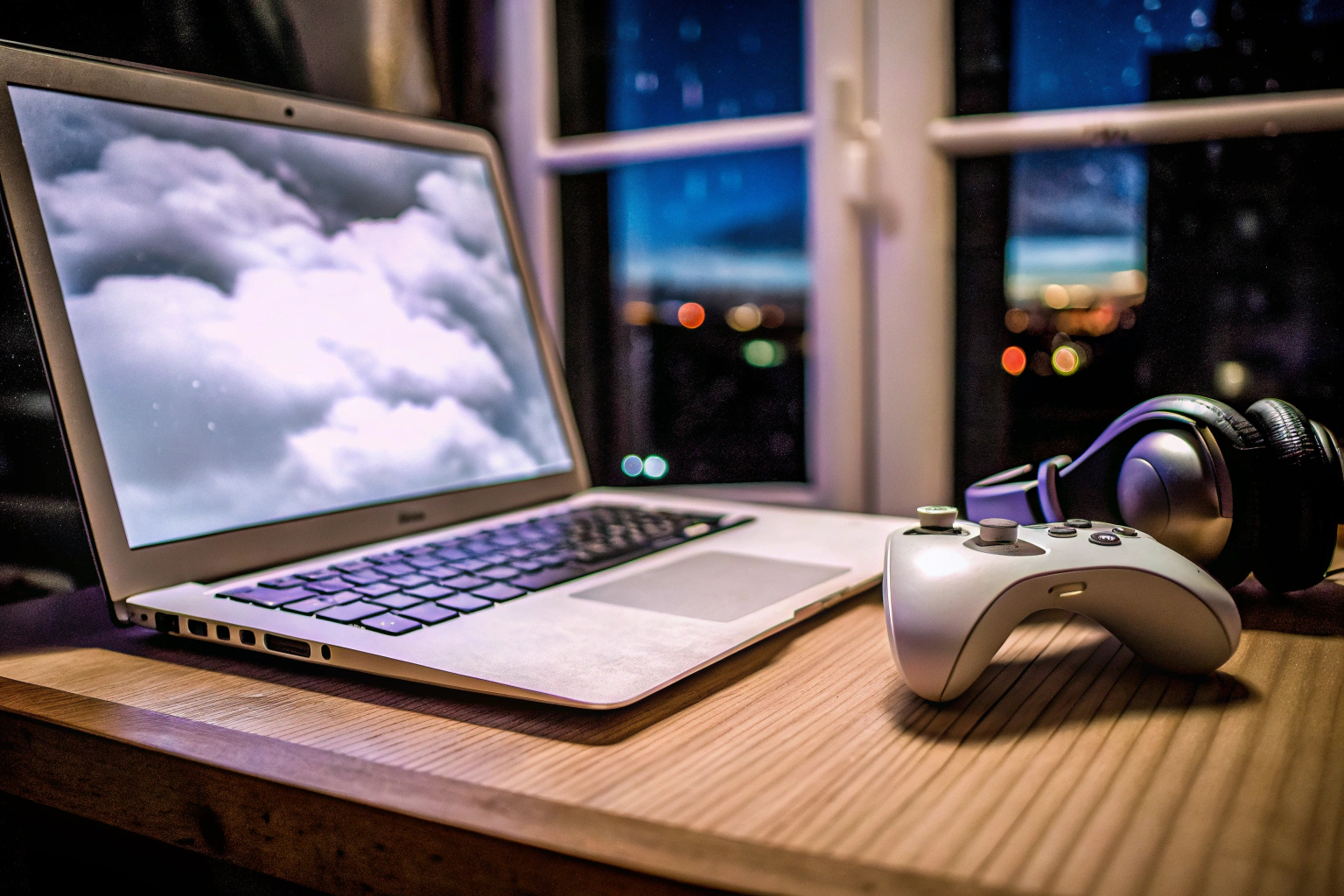 Cloud Gaming auf einem Laptop