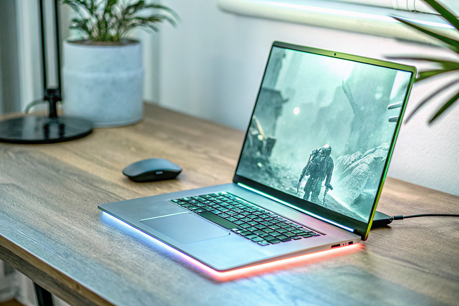 Gaming-Laptop mit RGB-Beleuchtung