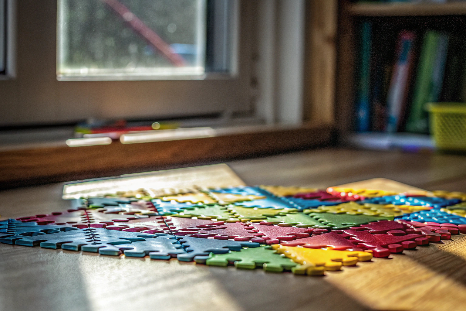 Geometrisches Lernpuzzle für Kinder