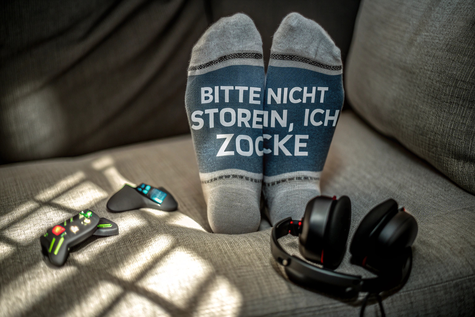 Gamer Socken Bitte nicht stören