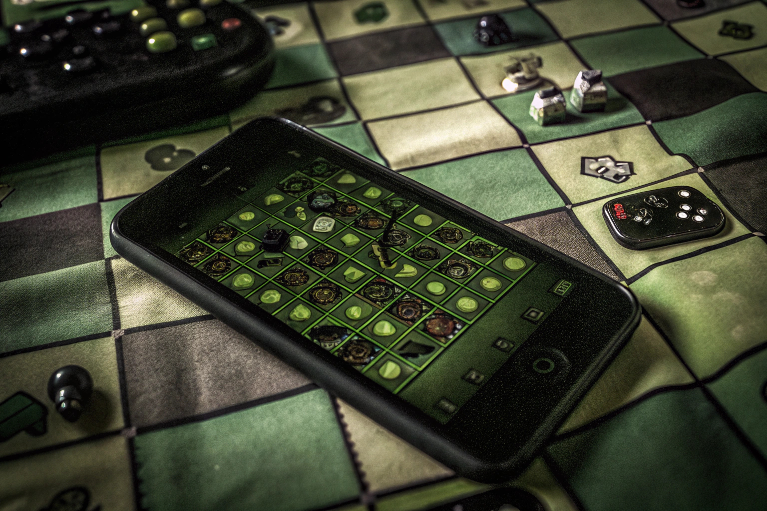 Puzzle-Spiel auf Smartphone