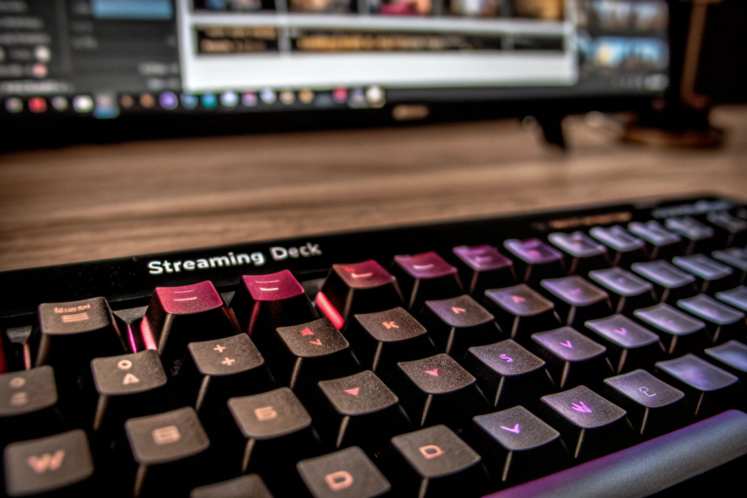 Streaming-Deck Makrotasten