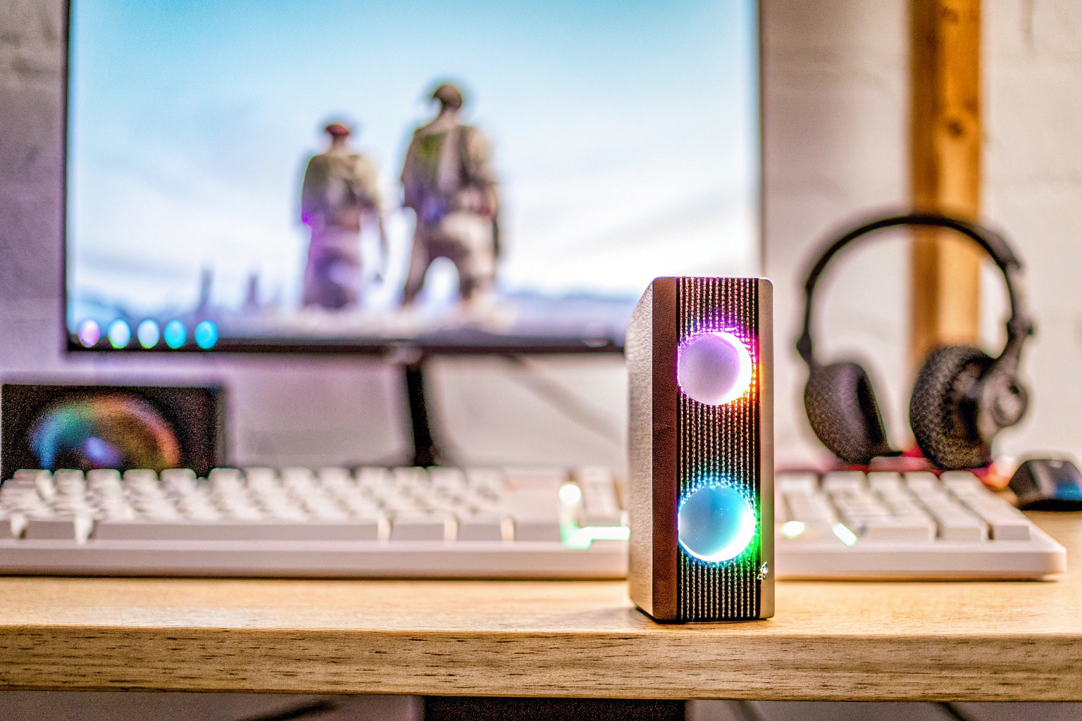 Gaming-Soundkarte mit RGB-Beleuchtung