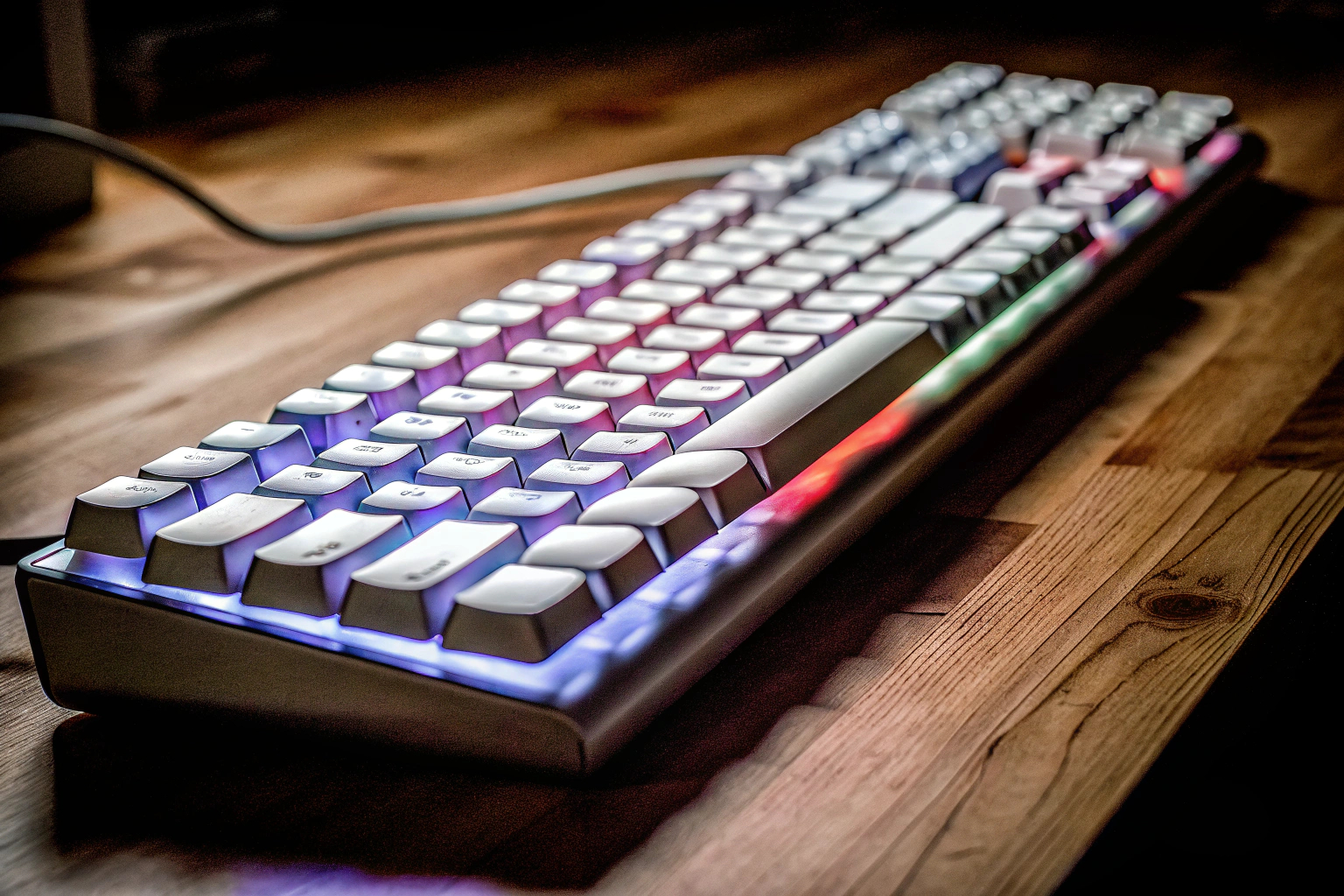 Gaming-Tastatur mit RGB-Beleuchtung