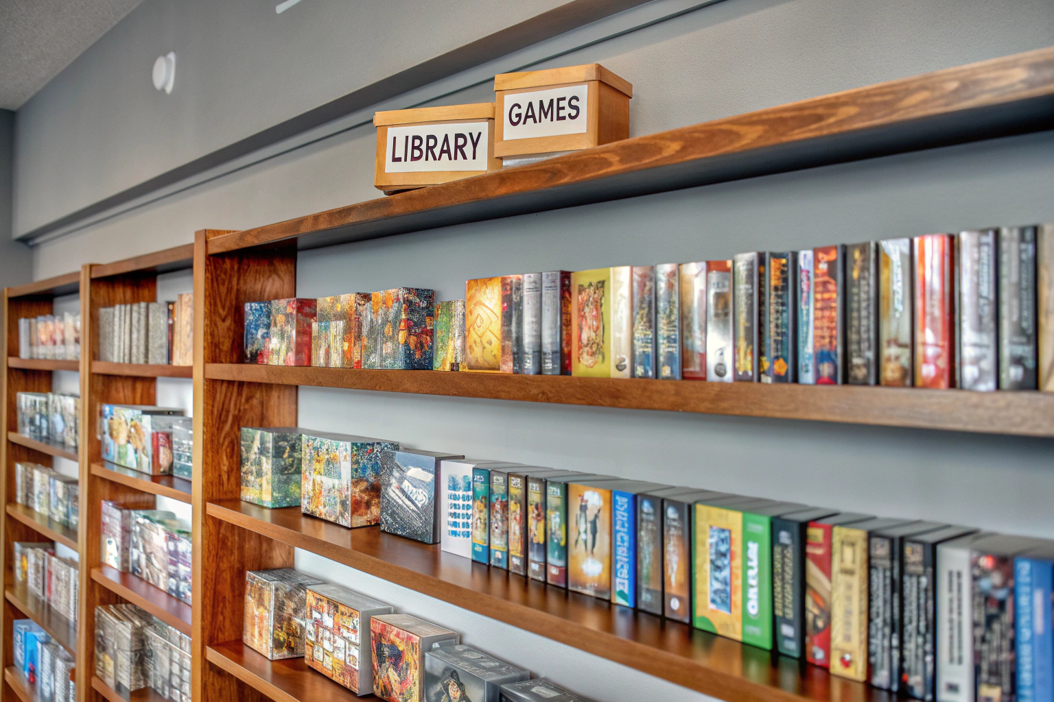 Organisierte Spielebibliothek