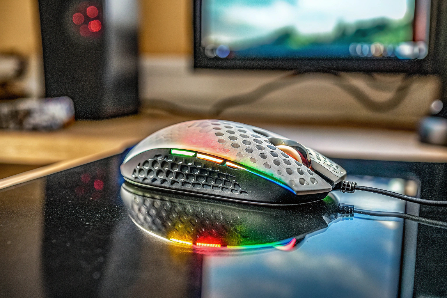 RGB-beleuchtete Gaming-Maus