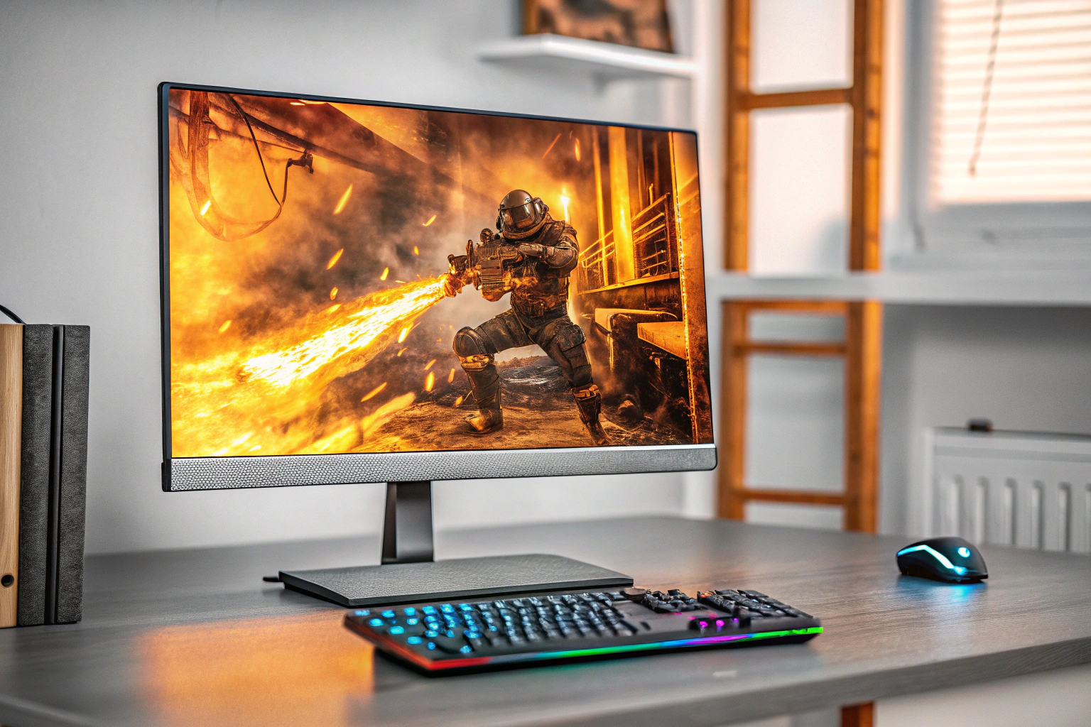 Gaming-Monitor mit hoher Bildwiederholrate