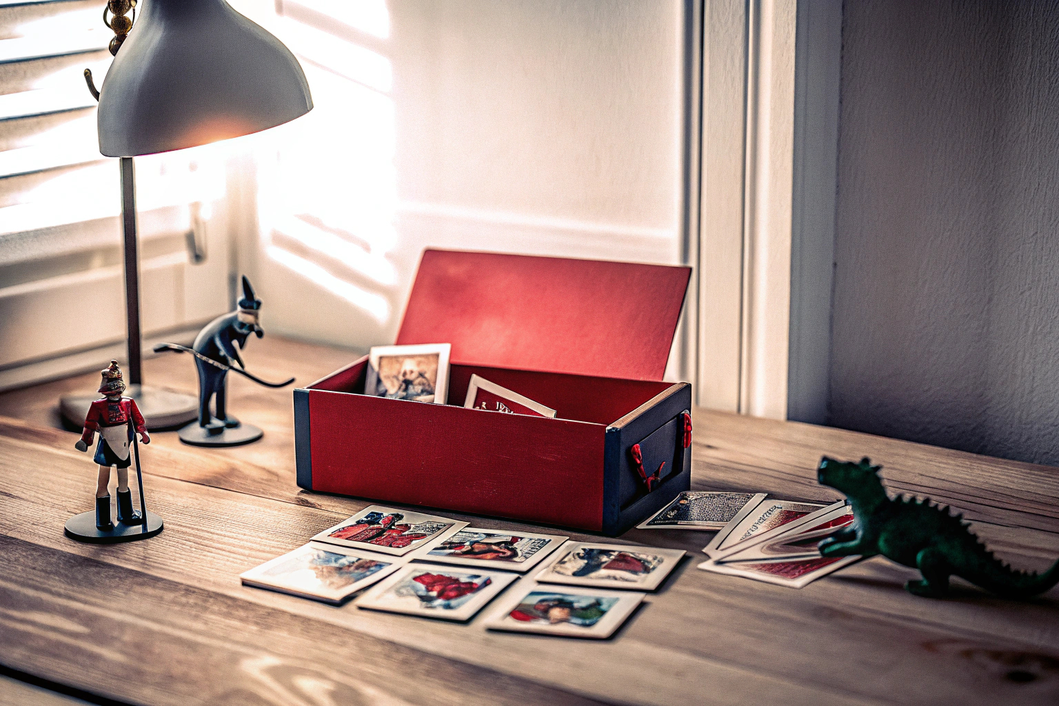 Kinder erfinden Geschichten mit Kartenbox