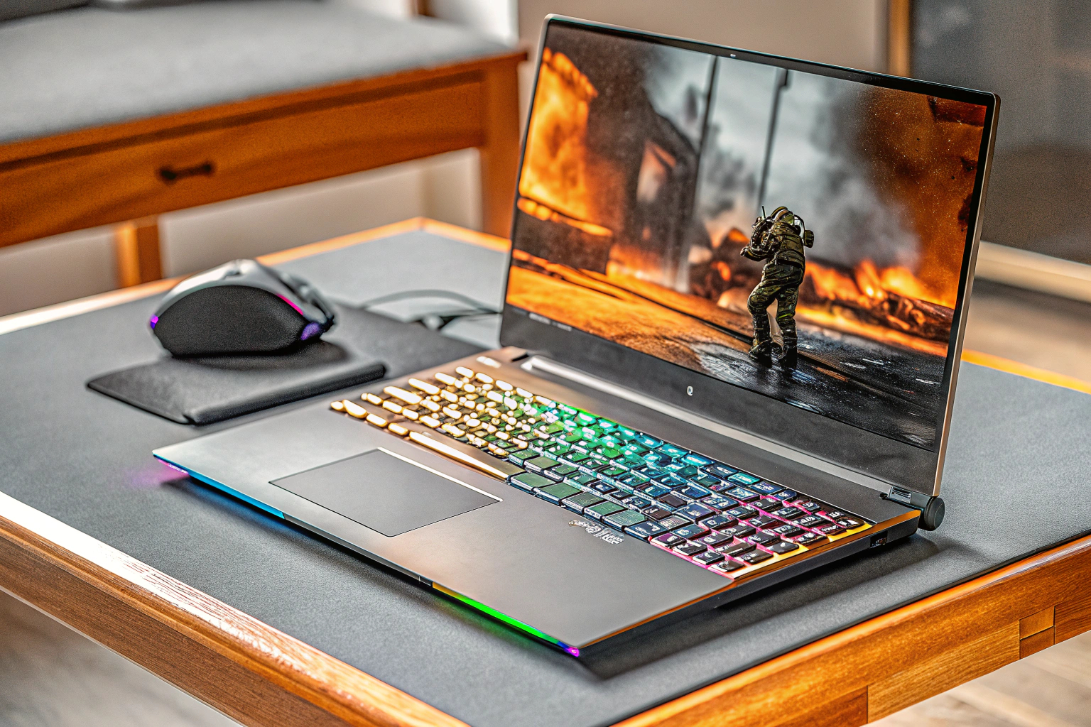 Lenovo Gaming Laptop im Einsatz