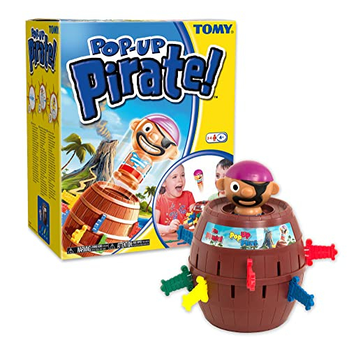 TOMY Offizielles Kinderspiel "Pop Up Pirate"