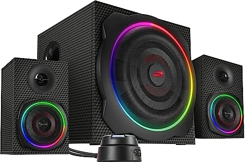 Speedlink GRAVITY CARBON RGB PC Lautsprecher