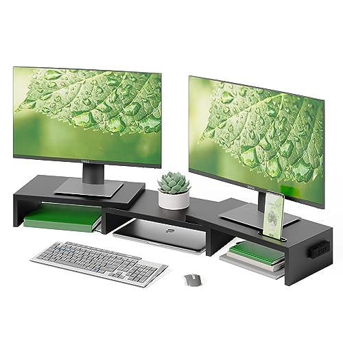 BONTEC Dual Monitor Stand Riser