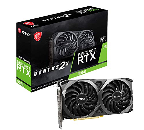 MSI GeForce RTX 3060 VENTUS 2X 12G OC, Gaming Grafikkarte