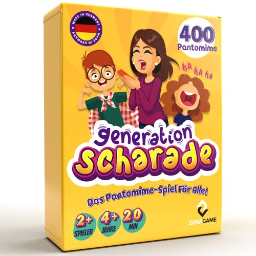 ZENAGAME Generation Scharade Familien Spiele