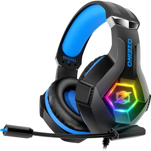 Ozeino Gaming Headset for PS4 PS5 PC