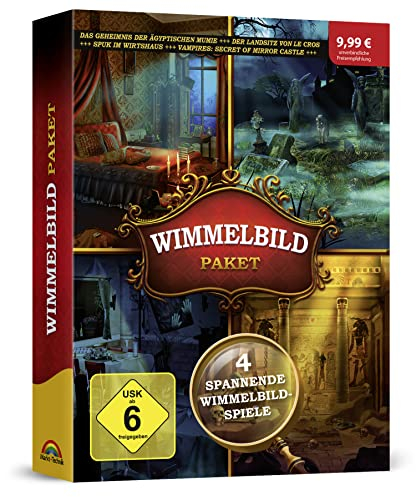 4 in1 Wimmelbild Paket - 4 Spiele in einer Box