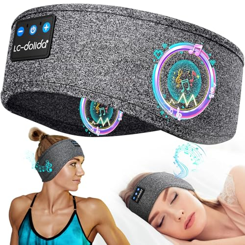 LC-dolida Schlafkopfhörer Bluetooth Stirnband