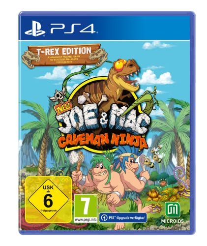 New Joe & Mac: Caveman Ninja - T-Rex Edition [PS4]