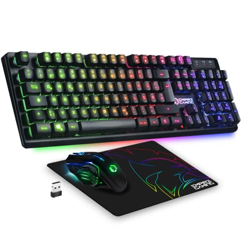 EMPIRE GAMING - Armor RF800 Wireless Gaming Tastatur und Maus Set