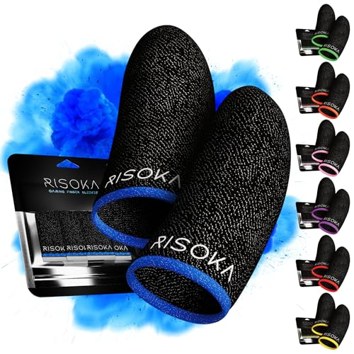 RISOKA® 10 Stück Gaming Finger Sleeves