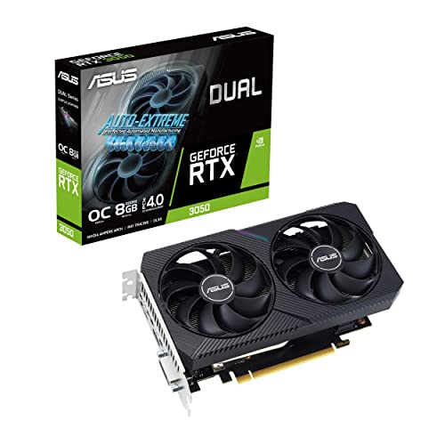 ASUS Dual GeForce RTX 3050 V2 OC Edition 8GB GDDR6