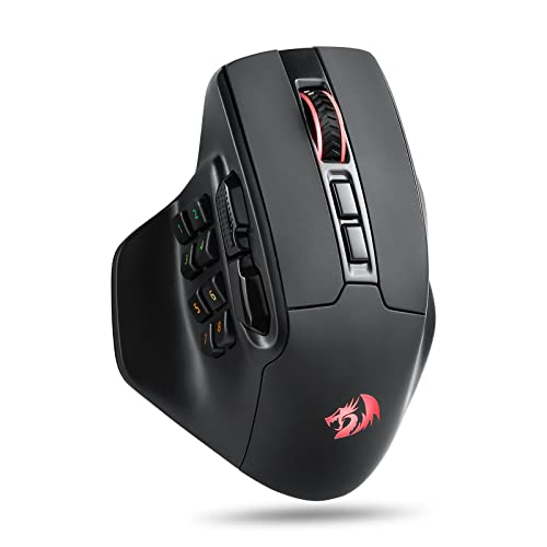 Redragon M811 Pro Wireless MMO Gaming Maus