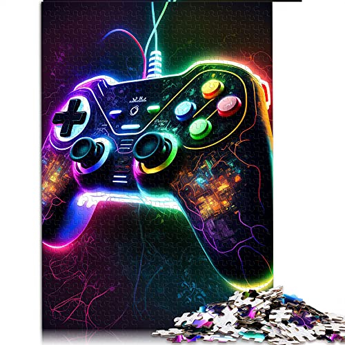 1000 Teile Puzzle Gaming Neon Puzzles für Erwachsene