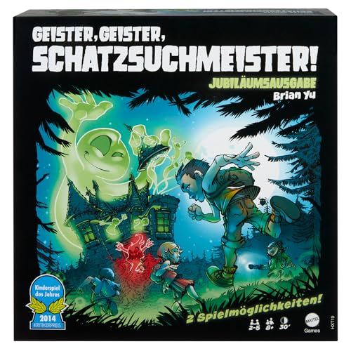 Mattel Games Geister, Geister, Schatzsuchmeister! Jubiläumsausgabe Brettspiel