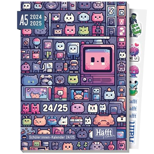 Häfft® PLANER 2024/2025 A5 "Cute Gaming"