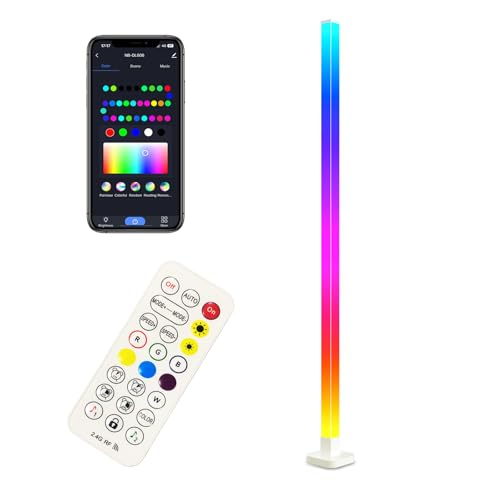 JolyWell RGB LED Stehlampe Wohnzimmer