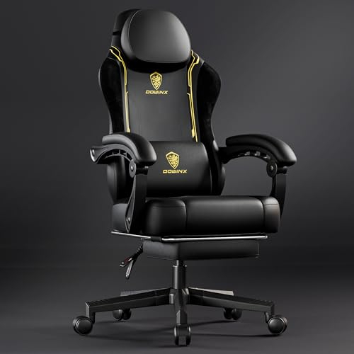 Dowinx Gaming Stuhl Racing Gamer Stuhl, Ergonomischer Gaming Sessel