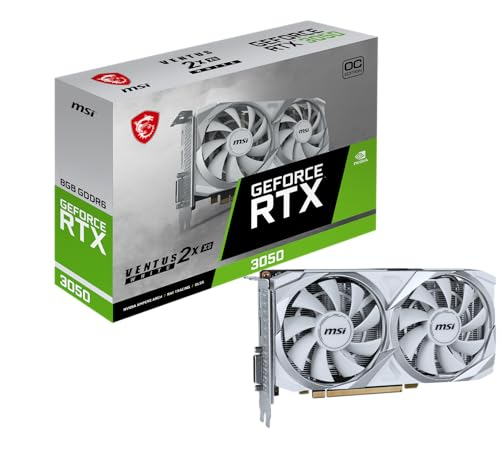 MSI GeForce RTX 3050 Ventus 2X XS White 8G OC