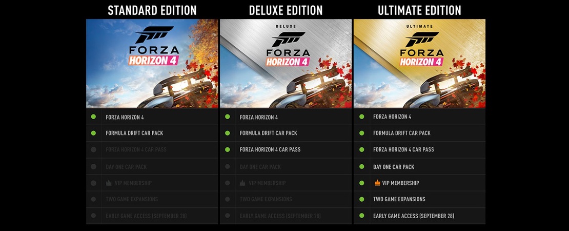 does the forza horizon 4 ultimate edition have a disc